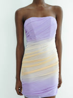 Offshoulder Lilac Dress