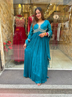 Blue bella Anarkali
