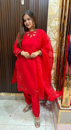 Red Pakistani Suit