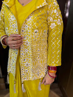 Hassi Drape Yellow Jacket Style