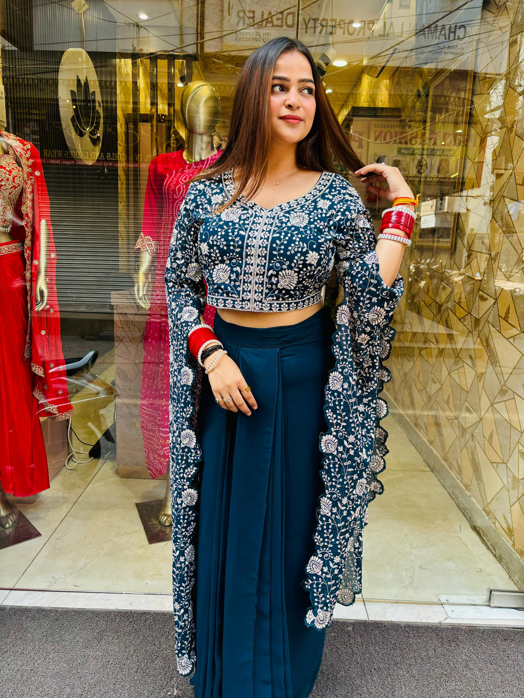 Blue Mia Skirt Pattern