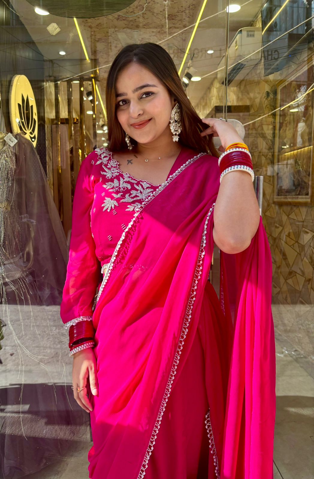 Pink Shama Drape!