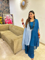Flare Sawariya blue Coordset