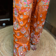 Orange Pia Jacket Set
