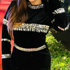 Vel Studded PartyWear Dress