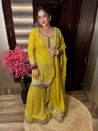 Luxe Satranga Sharara Suit