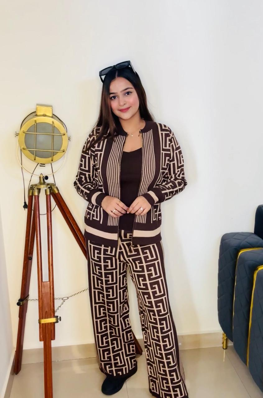 Zig Zag Wool Coordset