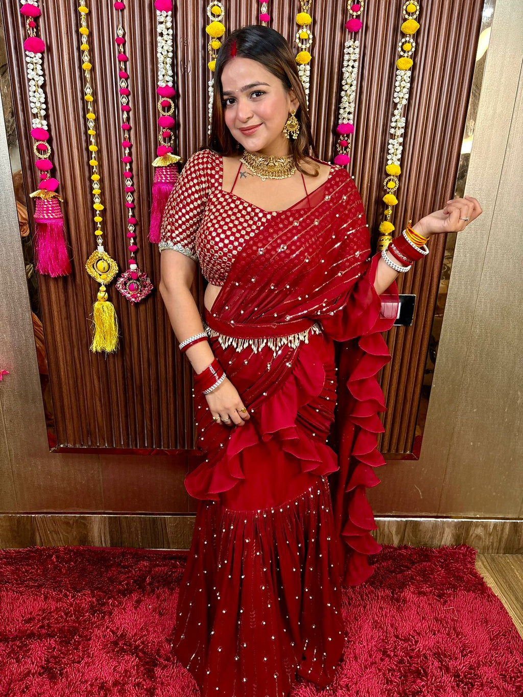 Chadni Fishcut Drape saree