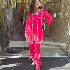 Hot Pink Soniyo Pearl Coordset