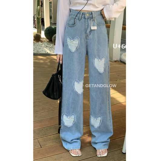 Denim Heart Up
