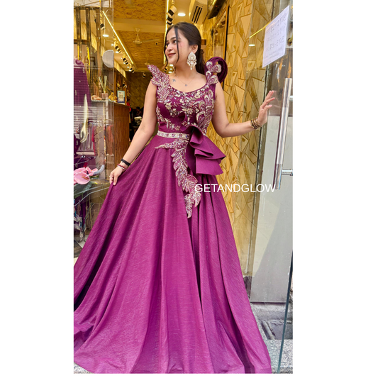 "KIARA" HANDWORK DESIGNER GOWN