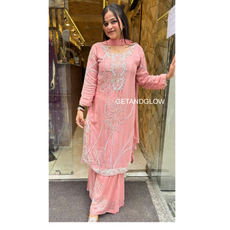 "VAIBHAVI" ROSE GOLD DESIGNER SUIT