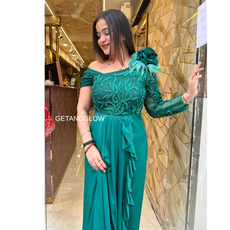 "SAMY" DESIGNER DRAPE DRESS