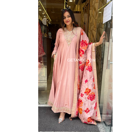 "KAVYA" ANARKALI GOWN WITH DUPATTA