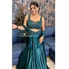 "HRITHI" DESIGNER FISH-CUT DRAPE