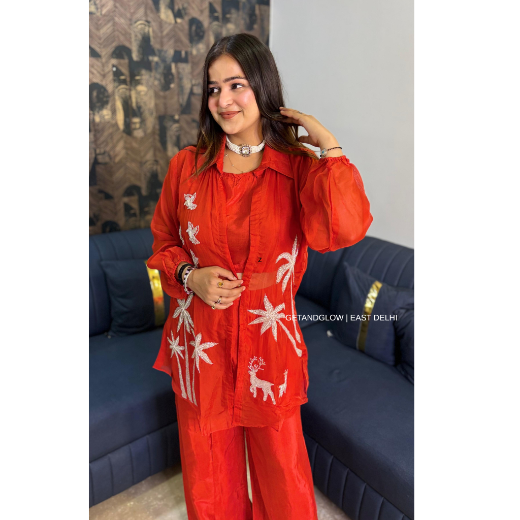 "DEER" 3 PIECE DESIGNER COORD-SET