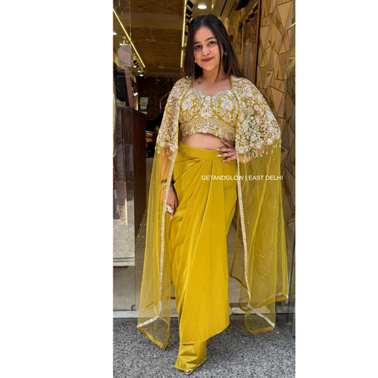 "AAYANA"- 3 PIECE DESIGNER INDOWESTERN