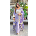 CHITRAA- LILAC DESIGNER SUIT