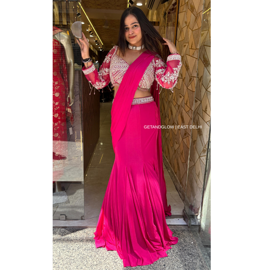 "ESHITA" FISHCUT DRAPE