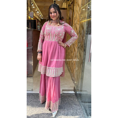 "AKSHARA" CORSET SHARARA SET