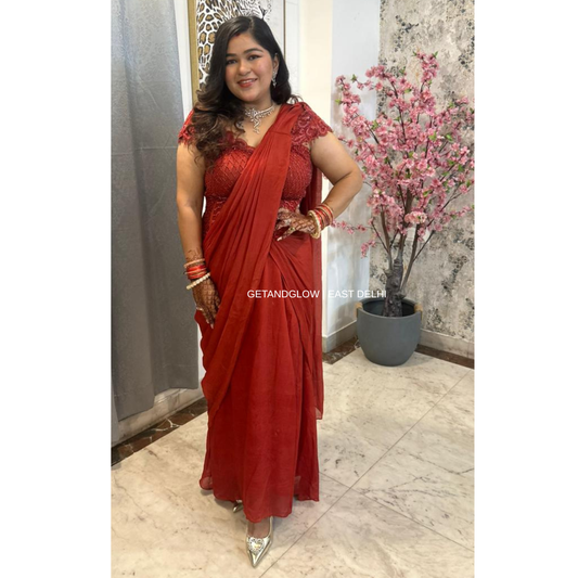 "AKSHARA" CORSET DRAPE