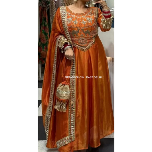 "TWINKLE" DESIGNER ANARKALI - 4 PIECE SET