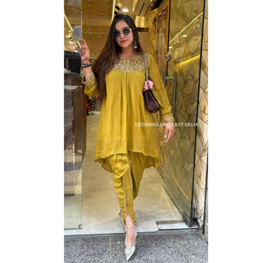 "DEVANSHI" DHOTI COORD-SET