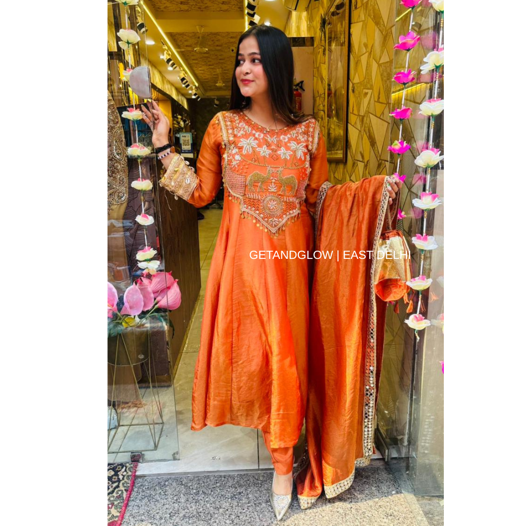 "TWINKLE" DESIGNER ANARKALI - 4 PIECE SET