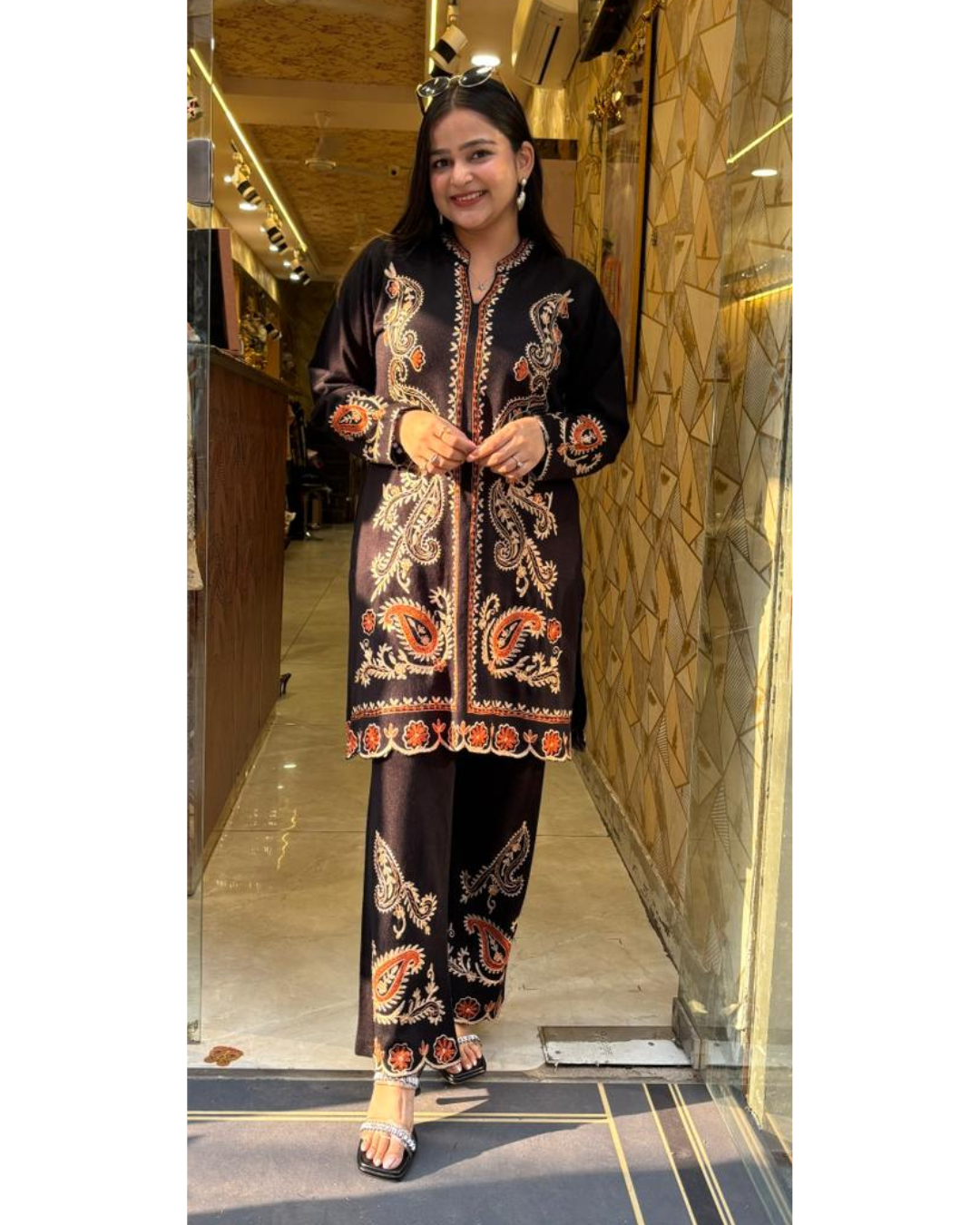 FATIMA WOOLLEN CORDSET