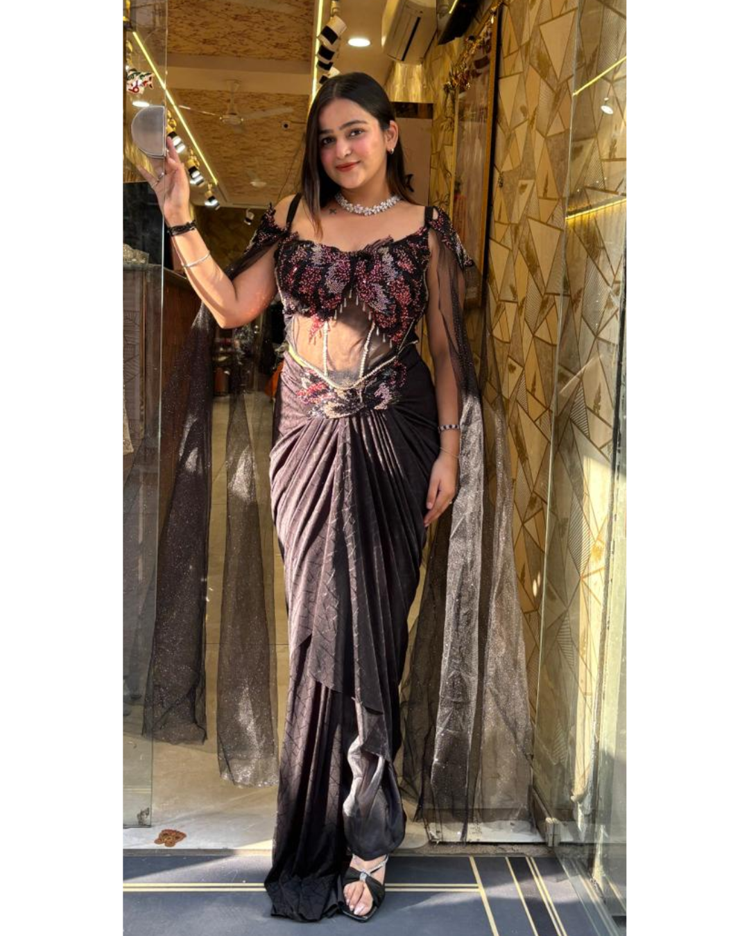 LIANA-CORSET DRAPE SET