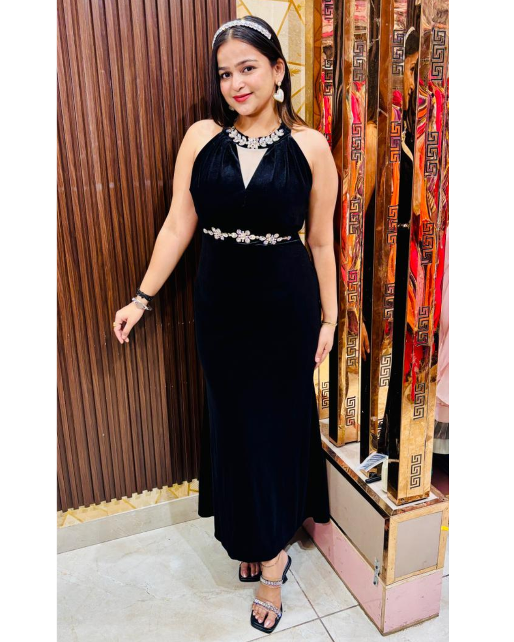 JONA-VELVET DRESS