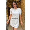 SWAROSKI SHORT TEE-DRESS