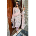 "GULMARG" LIGHT PINK SUIT