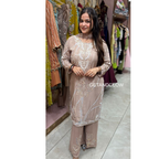 "VAIBHAVI" CHAMPAIGN DESIGNER SUIT(AVAILABLE ON PRE-ORDER)*