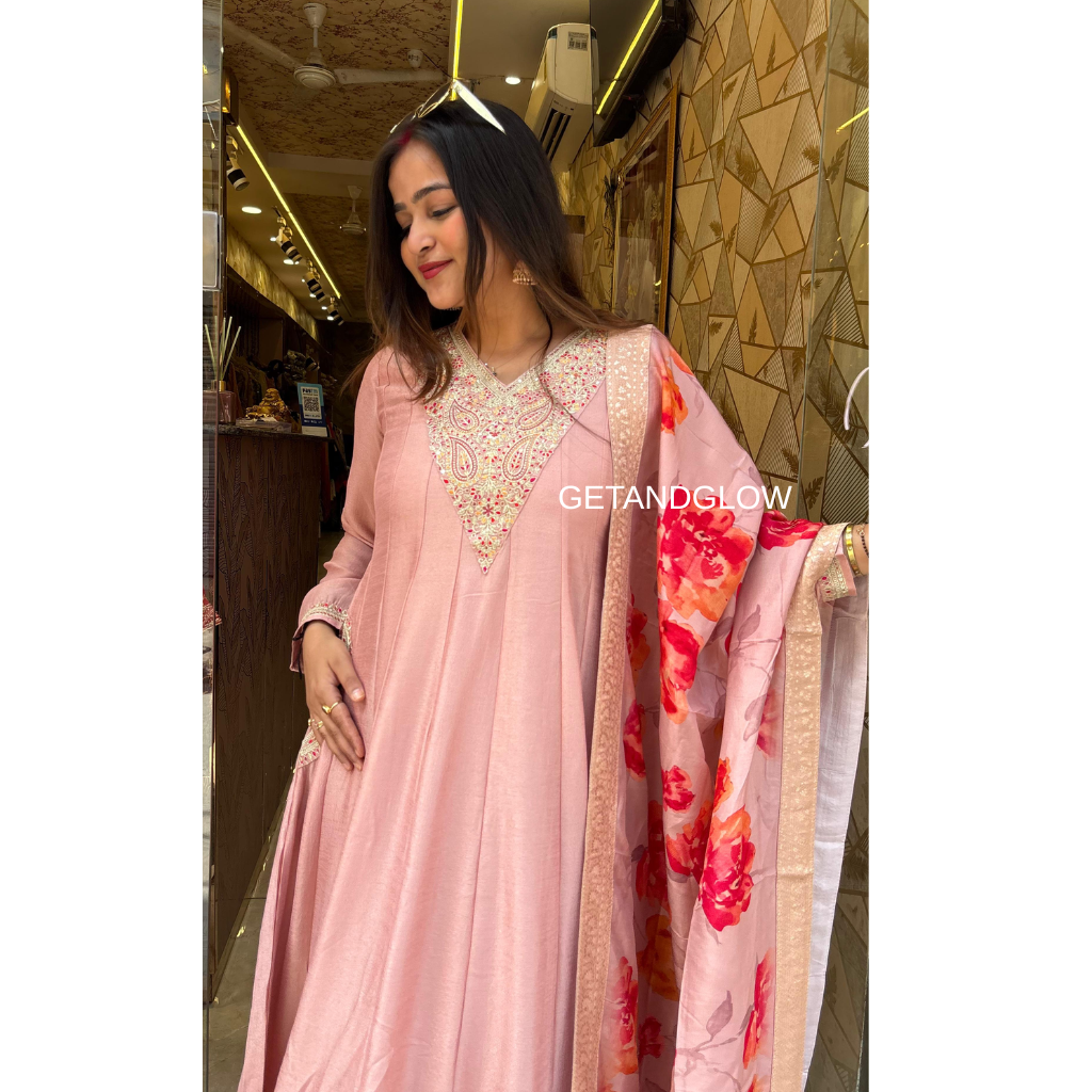 "KAVYA" ANARKALI GOWN WITH DUPATTA
