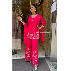 "PRERNA" PINK DESIGNER SUIT