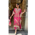 "AAVYA" KAFTAN SET WITH DHOTI & POTLI