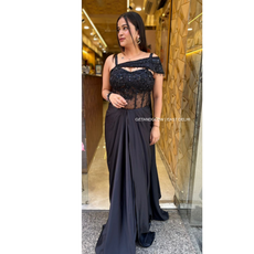 "RUTBA" CORSET INDO-WESTERN DESIGNER DRESS