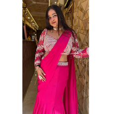 "ESHITA" FISHCUT DRAPE