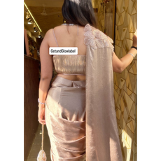 LARA-GOLDEN ERA 3D DRAPE SAREE
