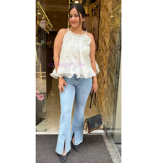 SARA TOP + STUDDED BUSTIER
