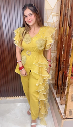 Lime Designer Coordset with belt