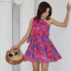 Printed Floral Dress