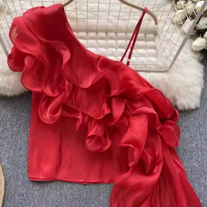 Frill designer tops