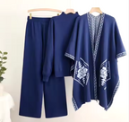 Poncho 3 piece woollen piece