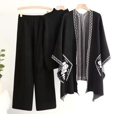 Poncho 3 piece woollen piece