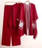 Poncho 3 piece woollen piece