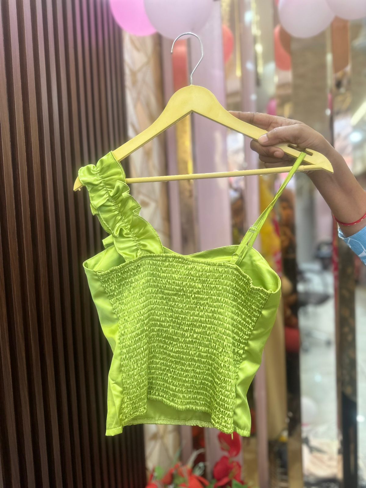 Frill Padded Top