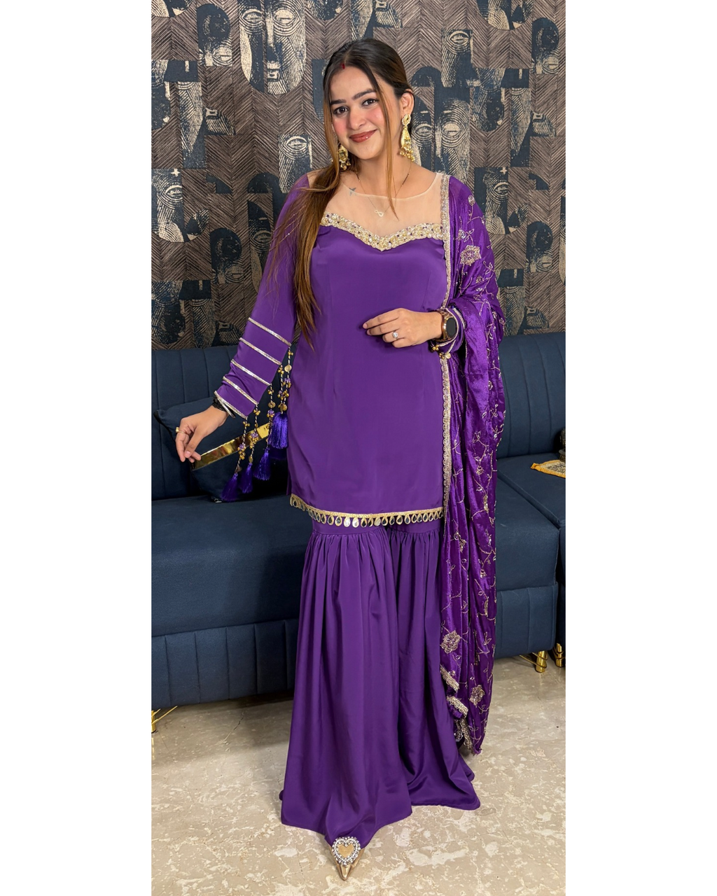 "NEHA"-TASSEL SUIT