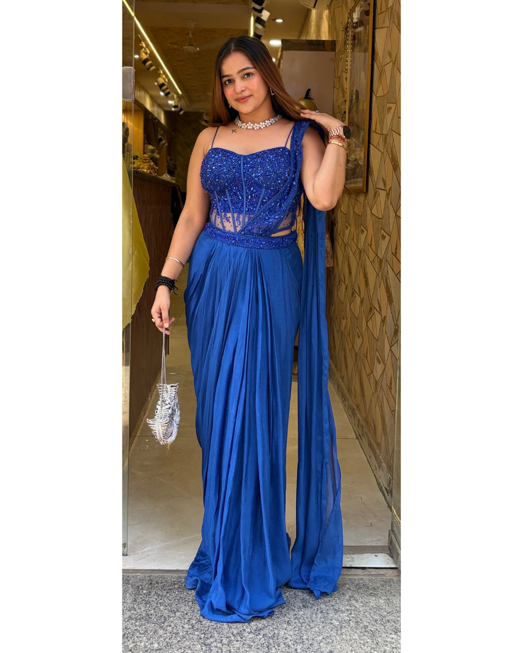 "SIMMY"-DRAPE SAREE